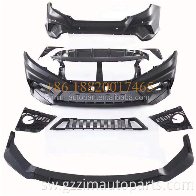 Aina ya FC450 Front Bumper Grille ya Hondaa Civicc X 2016+